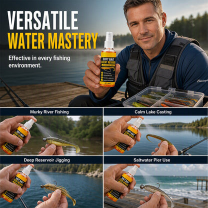 Soft Bait Scent Spray – Instant Fish-Attracting Reviver