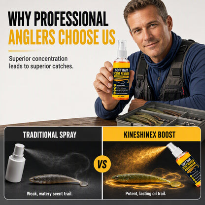 Soft Bait Scent Spray – Instant Fish-Attracting Reviver