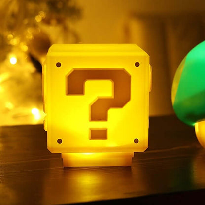 Mario Mini Question Block Light with Sound -  A perfect gift for this Christmas!