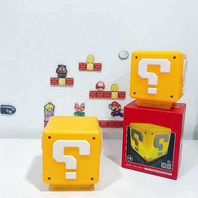 Mario Mini Question Block Light with Sound -  A perfect gift for this Christmas!